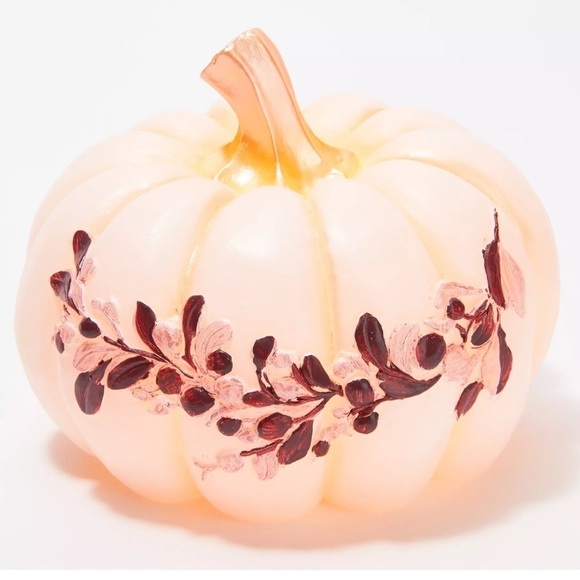 Other - Candle Impressions Carved Wax Harvest Pumpkin